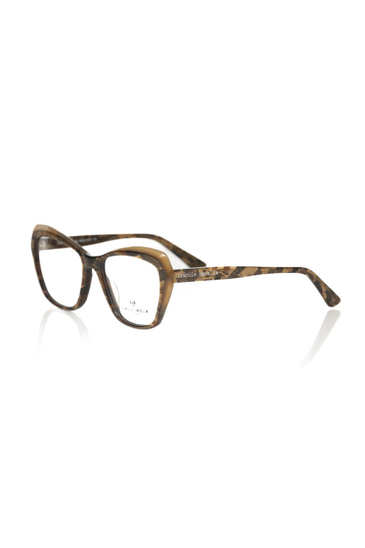 Beige Acetate Women Eyeglass Frame