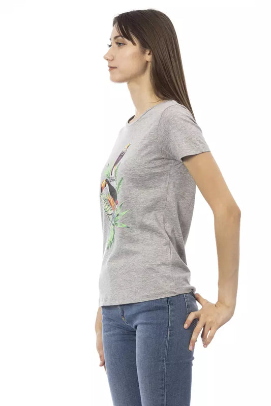 Gray Cotton T-Shirt