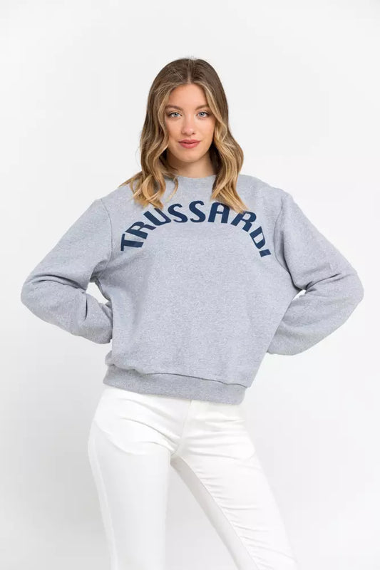 Gray Cotton Sweatshirt