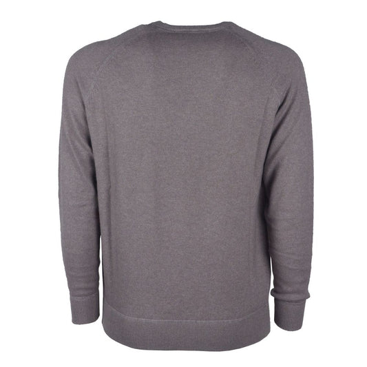 Gray Cashmere Men Sweater