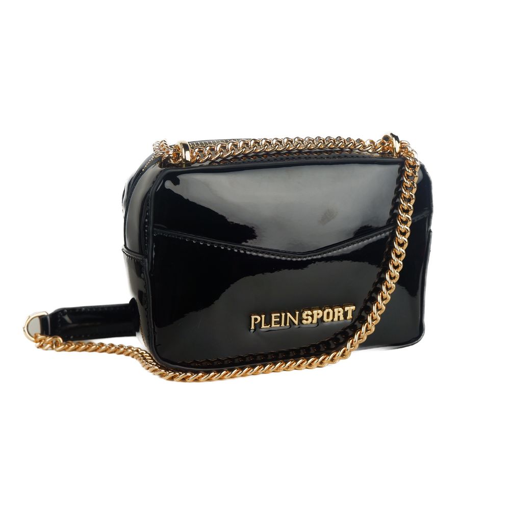 Black Polyethylene Shoulder Bag