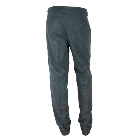Gray Cotton Men Pant