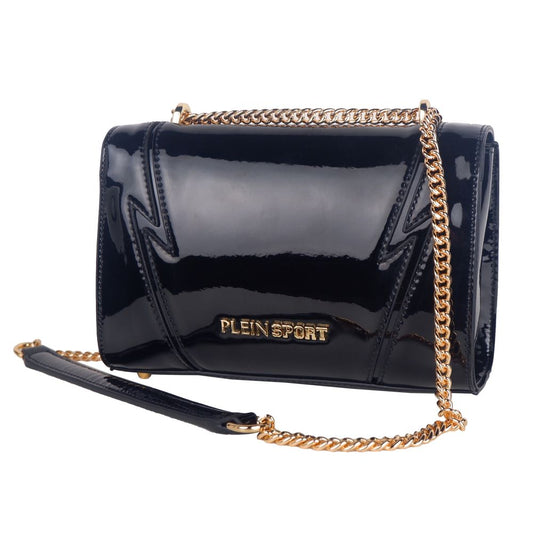 Black Polyethylene Shoulder Bag