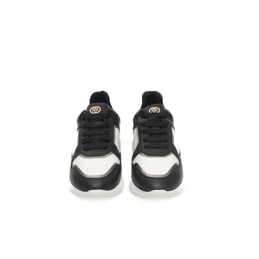 Black Cowhide Women Sneaker