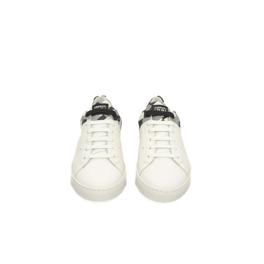 White Calfskin Men Sneaker