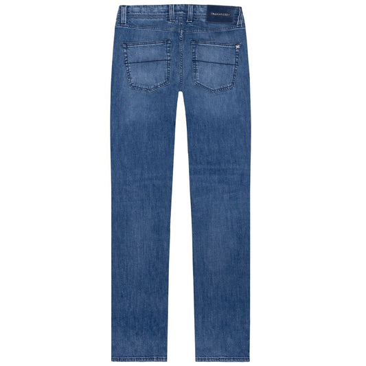 Blue Cotton Men's Jean