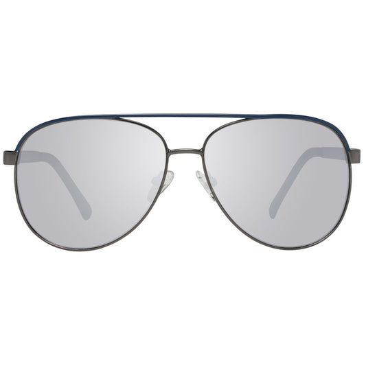 Gray Metal Sunglasses