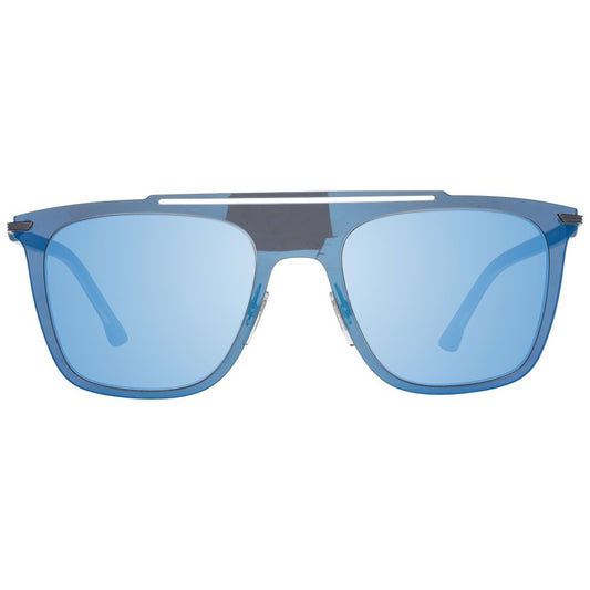 Blue Metal & Plastic Sunglasses