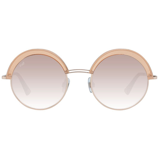 Rose Gold Metal & Plastic Sunglasses
