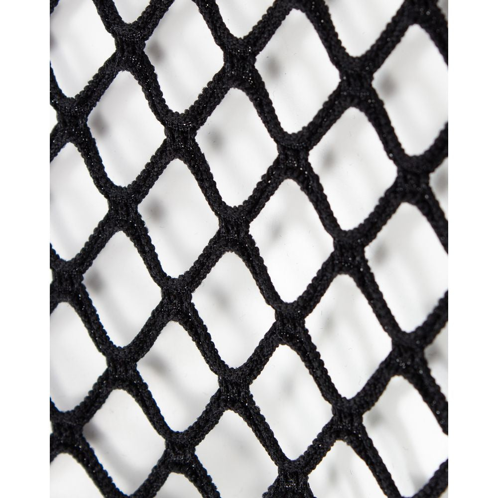 Black Polyester Women's Mesh Tank Top