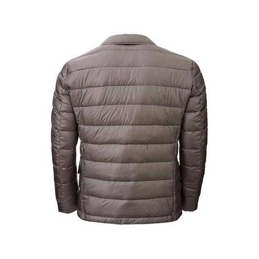 Gray Polyamide Men Jacket