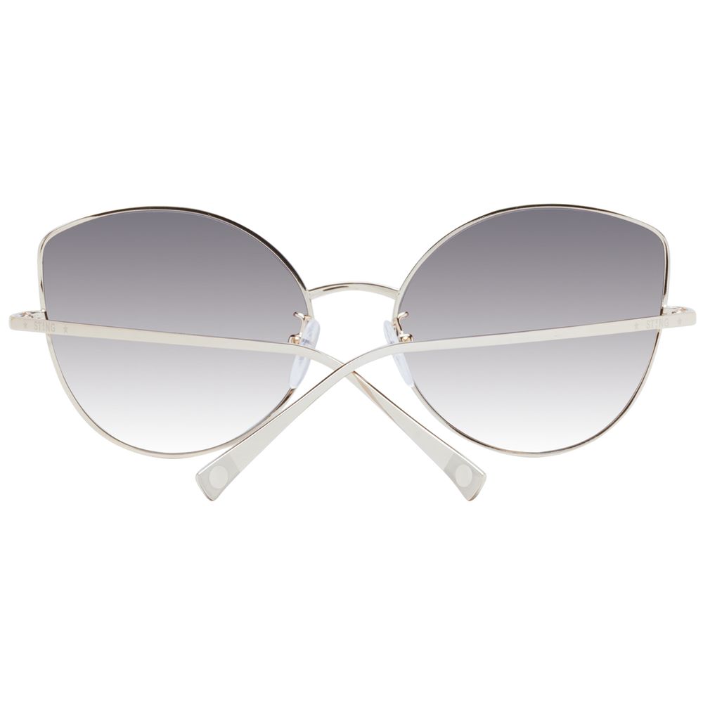 Rose Gold Metal Sunglasses