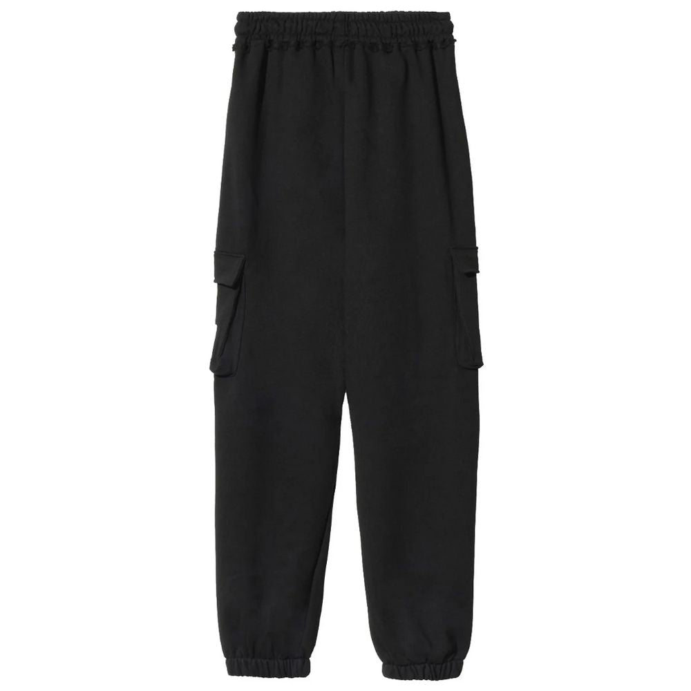 Black Cotton Women Pant