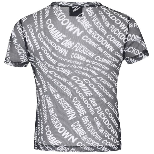 Black Polyester Women's T-Shirt