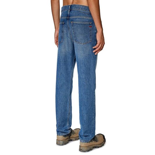 Blue Cotton Men Jeans