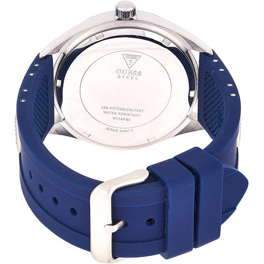 Blue Synthetic Sport Watch