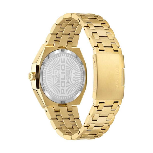 Gold Stainless Steel Dress Watch