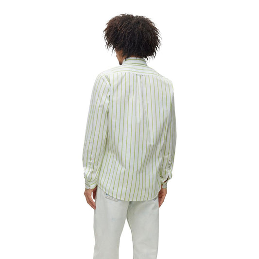 Green Cotton Dress Shirt