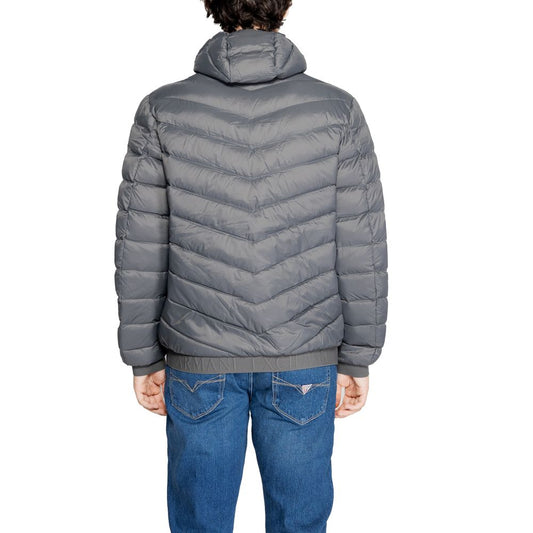 Gray Polyester Shell Jacket