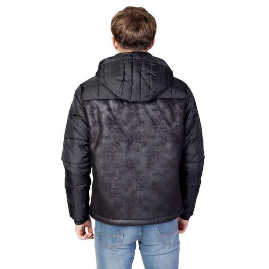 Black Polyester Shell Jacket