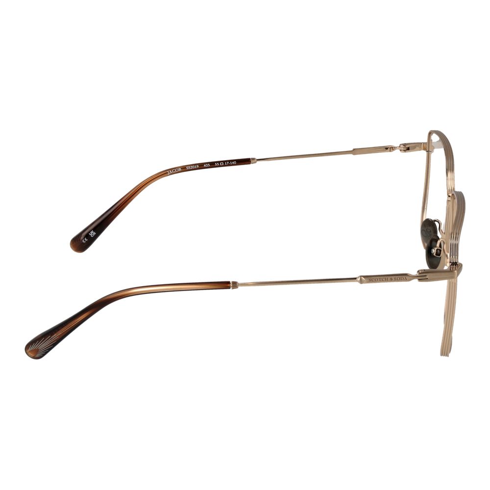 Gold Men Glasses Frame