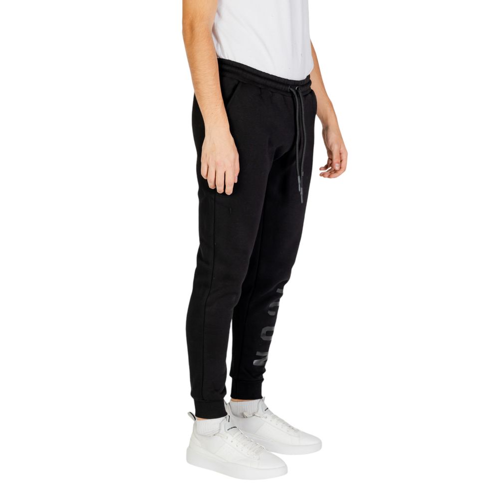 Black Cotton Joggers (Workout Pants)