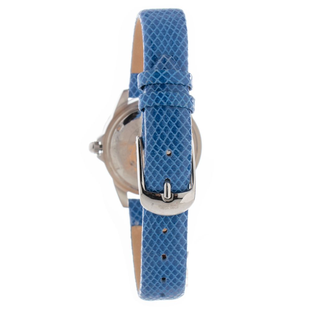 Blue Leather Bracelet Watch