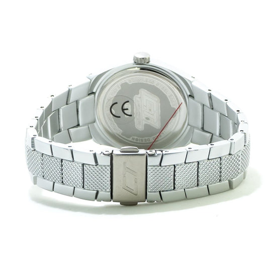 Silver Polycarbonate Dress Watch