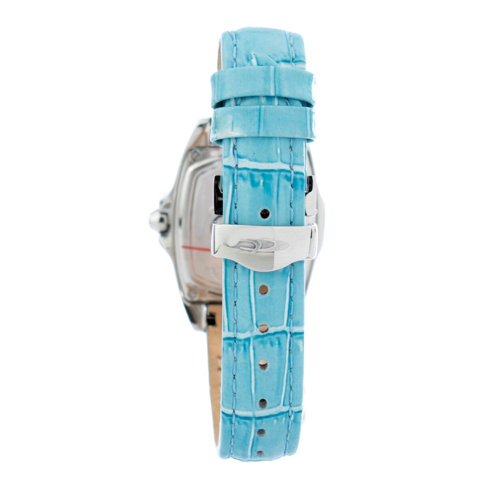 Blue Leather Dress Watch