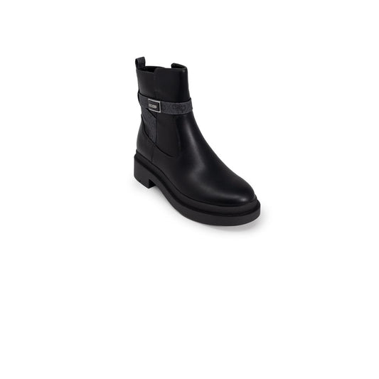 Gray Polyethylene Ankle Boots