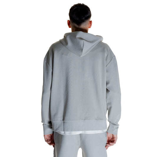 Gray Cotton Hoodie