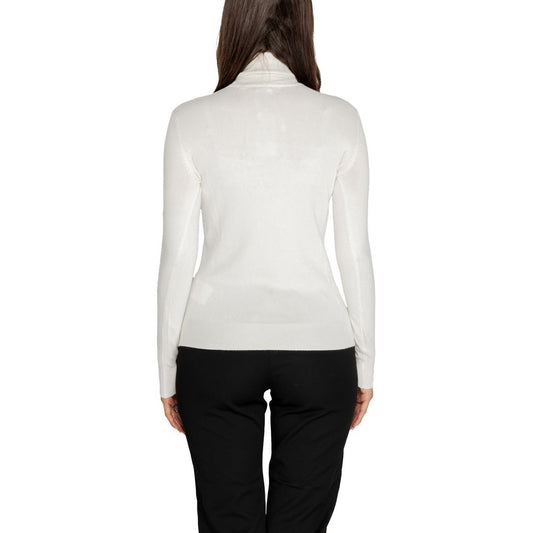 White Viscose Turtleneck