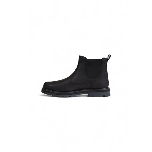Black Nubuc Leather Boot