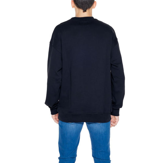 Black Cotton Sweatshirt