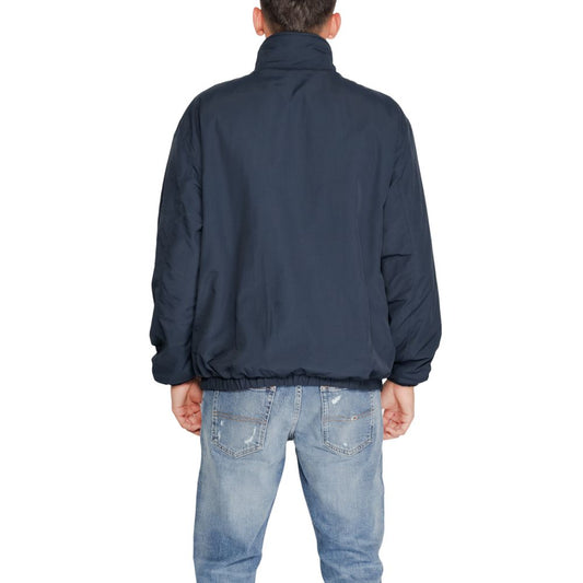 Blue Recycled Polyester Jackets & Coat