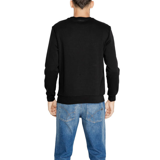 Black Cotton Sweatshirt