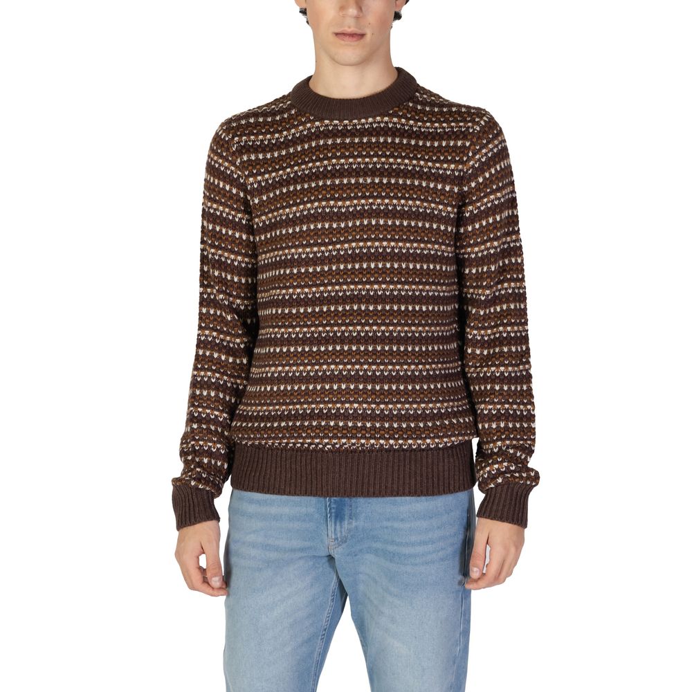 Brown Cotton Sweatshirt