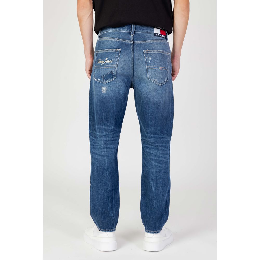 Blue Cotton Slim Fit Jeans