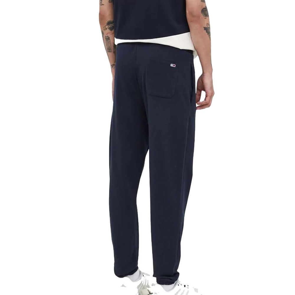 Blue Cotton Joggers (Workout Pants)