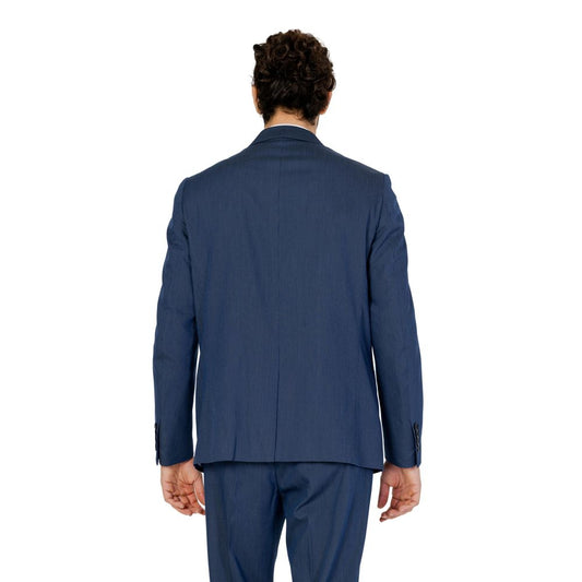 Blue Polyester Blazer
