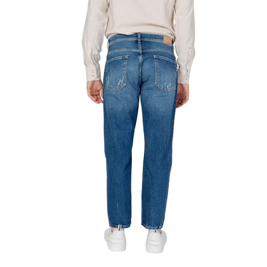 Blue Cotton Skinny Jean