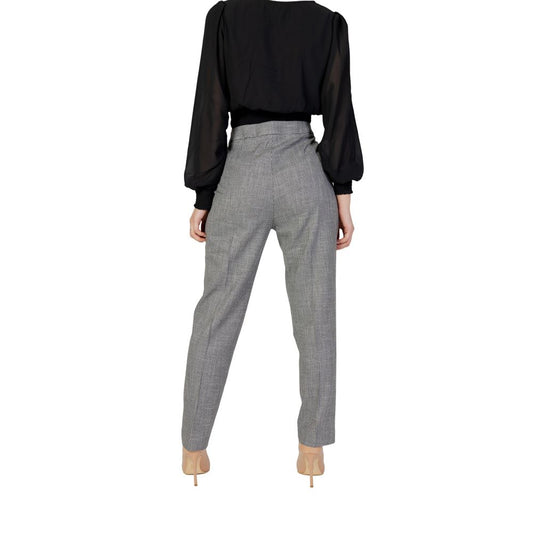 Black Polyester Pants