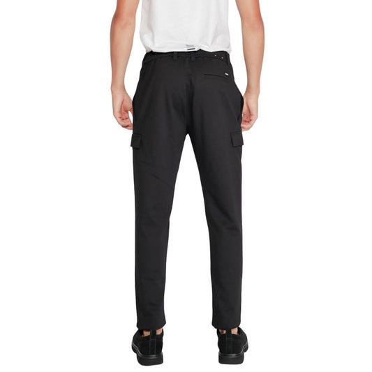 Black Recycled Polyester Joggers (Workout Pants)