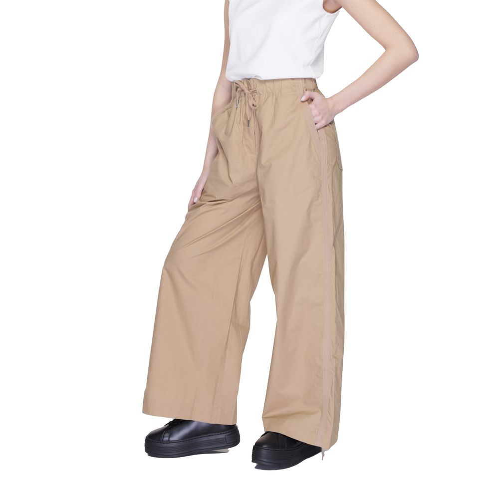 Beige Cotton Pant