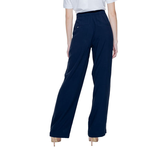 Blue Viscose Pant