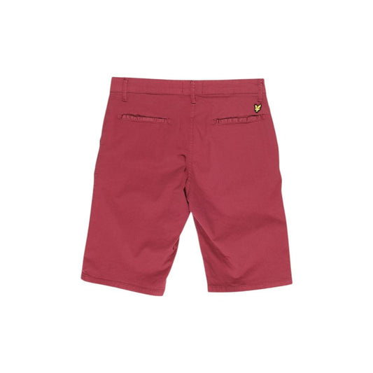 Bordeaux Cotton Bermuda Shorts