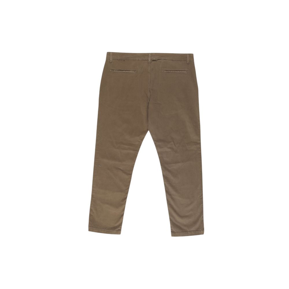 Beige Cotton Pant