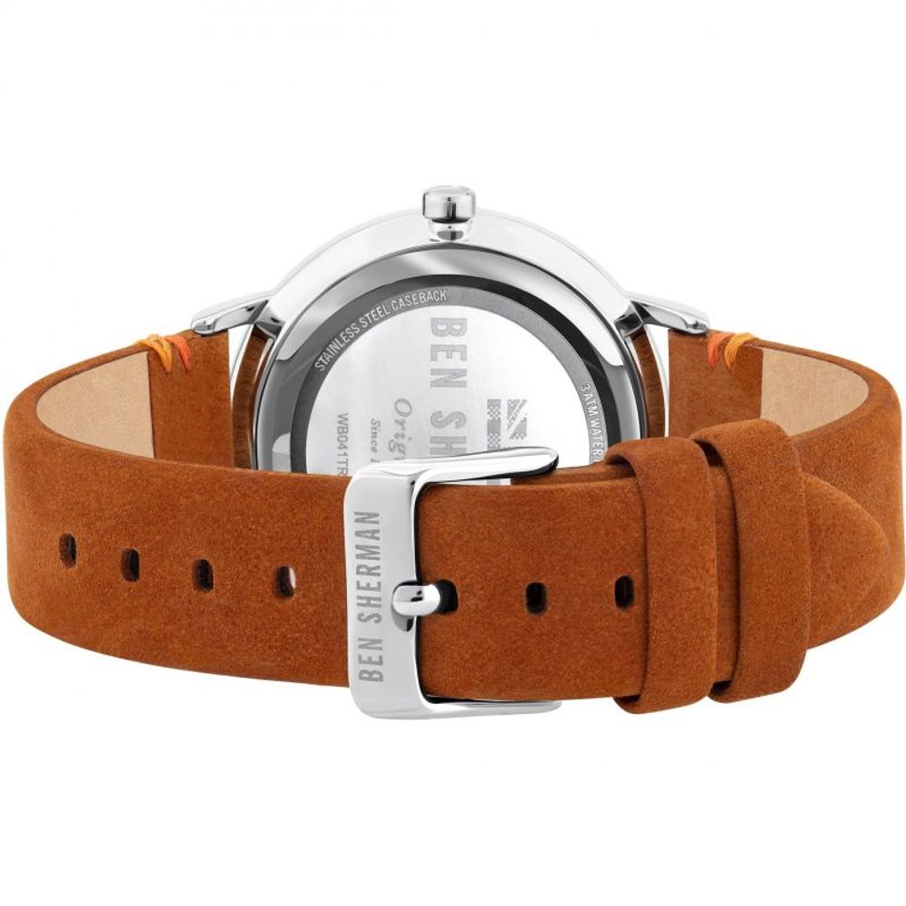 Brown Fabric Dress Watch