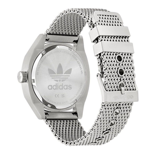 Gray Stainless Steel Dress Watch