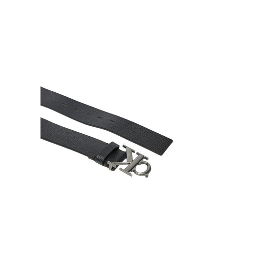 Black Leather Regular Belt